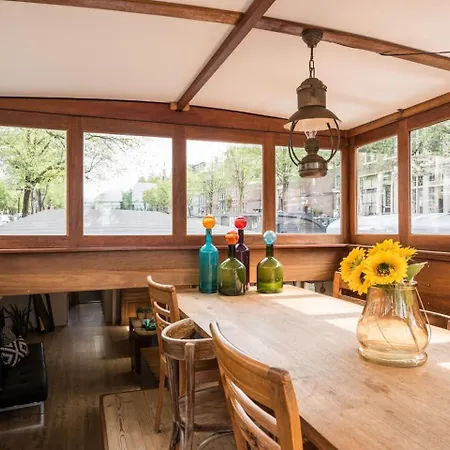 Feriehus Luxury Large Houseboat Azara Amsterdam